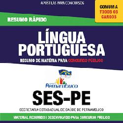 Baixar Apostila SES PE – Português – Resumo Rápido pdf, epub, eBook