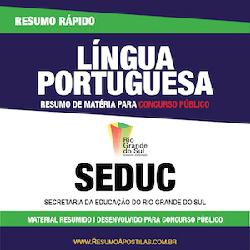 Baixar Apostila SEDUC-RS – Português – Resumo Rápido pdf, epub, eBook
