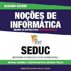 Baixar Apostila SEDUC-RS – Informática – Resumo Rápido pdf, epub, eBook