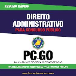 Baixar Apostila Polícia Científica-GO – Direito Administrativo – Resumo Rápido pdf, epub, eBook
