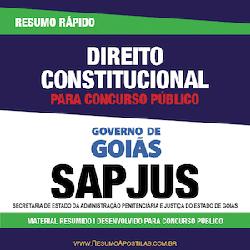 Baixar Apostila SAPJUS-GO – Direito Constitucional – Resumo Rápido pdf, epub, eBook