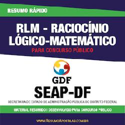 Baixar Apostila SEAP-DF – RLM – Raciocínio Lógico-Matemático – Resumo Rápido pdf, epub, eBook