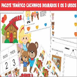 Baixar Pacote Temático Cachinhos Dourados e os 3 Ursos pdf, epub, eBook