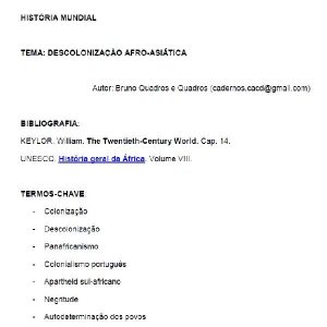 Baixar HM – Descolonização afro-asiática pdf, epub, eBook