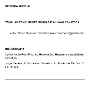 Baixar HM – Revoluções Russas e União Soviética pdf, epub, eBook