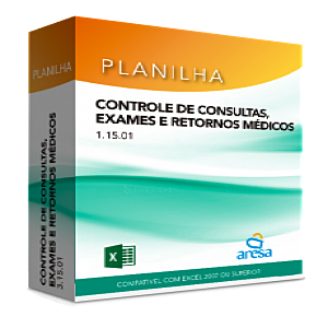 Baixar Planilha de Controle de Consultas, Exames e Retornos Médicos pdf, epub, eBook
