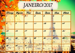 Baixar Calendário Janeiro 2017 pdf, epub, eBook